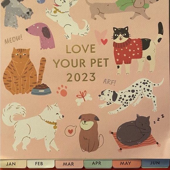 Other - Nwt  Love Your Pet 2023 Table/Desk Calendar